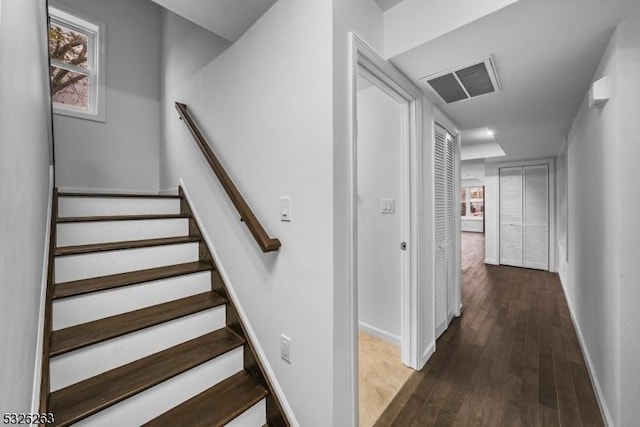 613 S 18th St, Newark City, NJ 07103 - staircase with wood finished floors and healthy amount of natural light