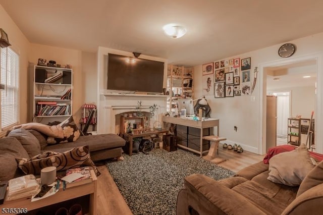 104 W Emerson Ave, Rahway City, NJ 07065 - living room featuring wood finished floors