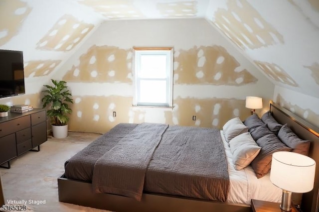573 Conant St, Hillside Twp, NJ 07205 - bedroom featuring lofted ceiling