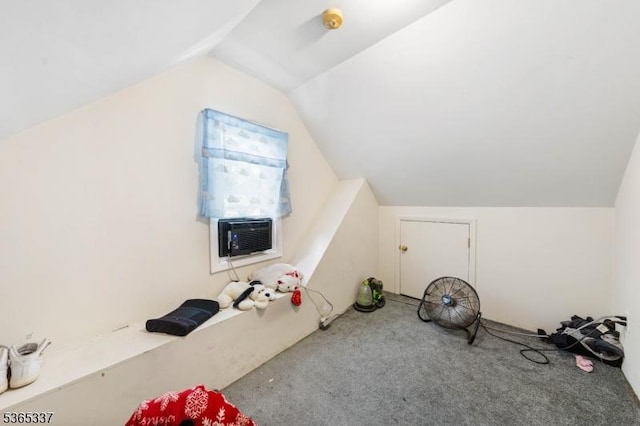 305 W Clay Ave, Roselle Park Boro, NJ 07204 - additional living space featuring lofted ceiling, carpet floors, and cooling unit