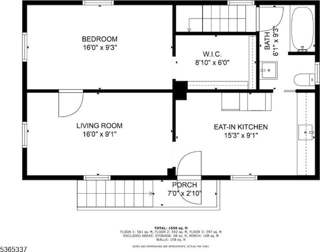 305 W Clay Ave, Roselle Park Boro, NJ 07204 - view of room layout
