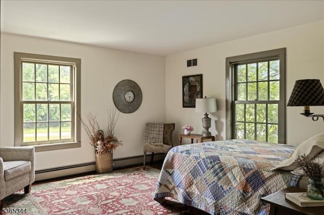 153 Lambertville Hq Rd, Delaware Twp, NJ 08559 - bedroom featuring baseboard heating