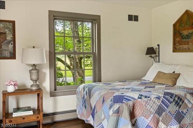 153 Lambertville Hq Rd, Delaware Twp, NJ 08559 - bedroom featuring baseboard heating