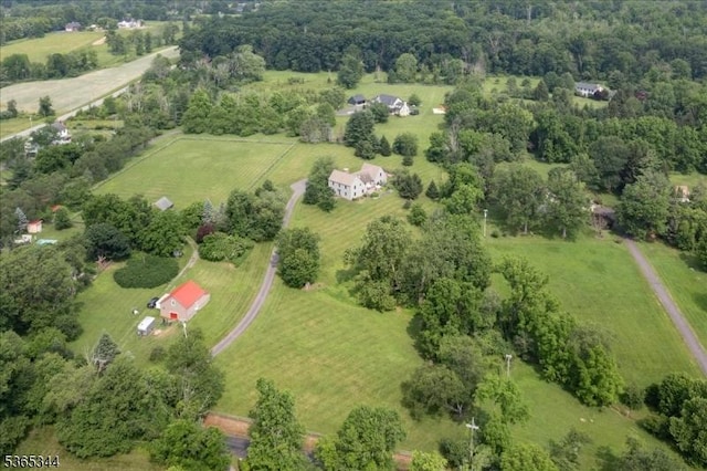 153 Lambertville Hq Rd, Delaware Twp, NJ 08559 - aerial view of property and surrounding area with rural landscape