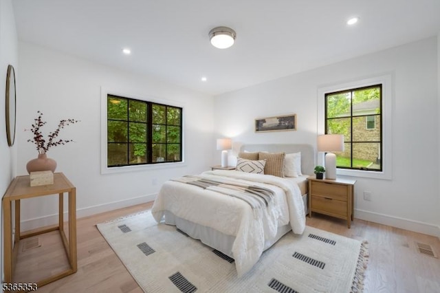 338 Old Short Hills Rd, Millburn Twp, NJ 07078 - bedroom with light wood-type flooring and recessed lighting