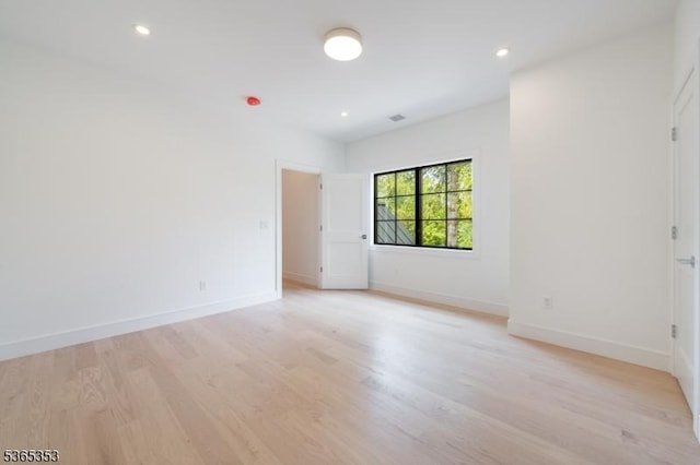 338 Old Short Hills Rd, Millburn Twp, NJ 07078 - empty room with light wood finished floors and recessed lighting