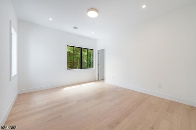 338 Old Short Hills Rd, Millburn Twp, NJ 07078 - empty room with light wood-style floors and recessed lighting