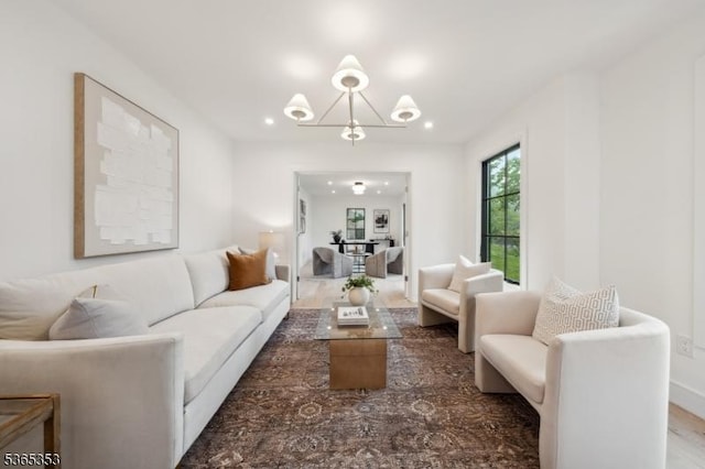 338 Old Short Hills Rd, Millburn Twp, NJ 07078 - living room with a chandelier