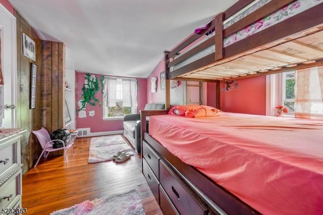 340 Hamilton St, Roselle Boro, NJ 07203 - bedroom with multiple windows and wood finished floors
