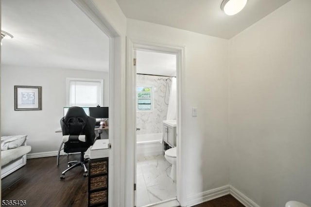356 Raleigh Rd, Rahway City, NJ 07065 - home office featuring baseboards