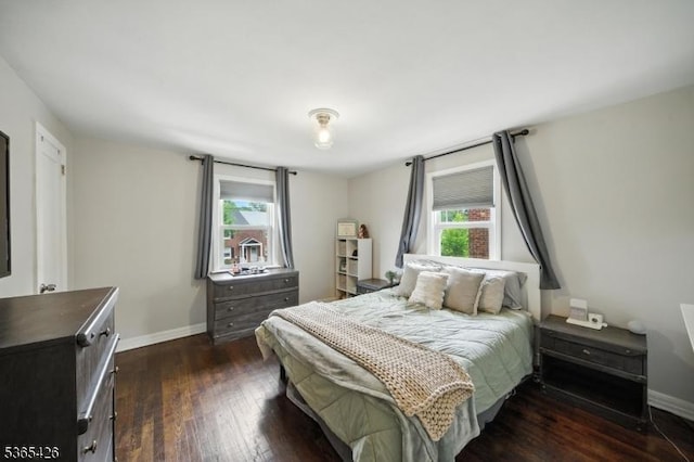 356 Raleigh Rd, Rahway City, NJ 07065 - bedroom featuring dark wood finished floors and baseboards
