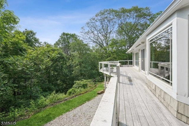8 Hornbeam Ln, Kinnelon Boro, NJ 07405 - view of wooden deck