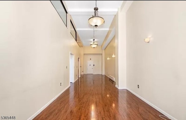 111 Mulberry St Unit 4R, Newark City, NJ 07102 - hall with wood finished floors and baseboards