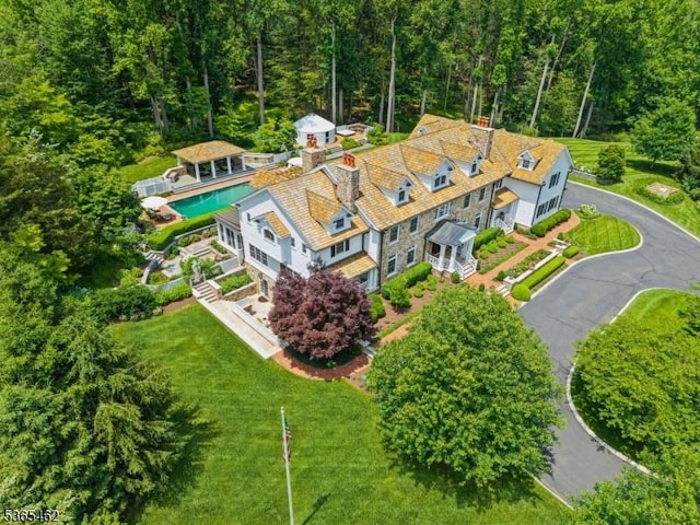 119 Mosle Rd, Mendham Twp, NJ 07945 - view of subject property featuring a pool