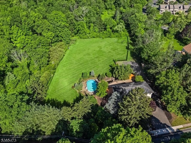 162 N Maple Ave, Bernards Twp, NJ 07920 - bird's eye view of a pool