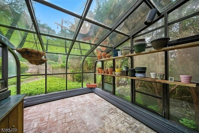 182 Musconetcong River Rd, Lebanon Twp, NJ 07882 - view of unfurnished sunroom