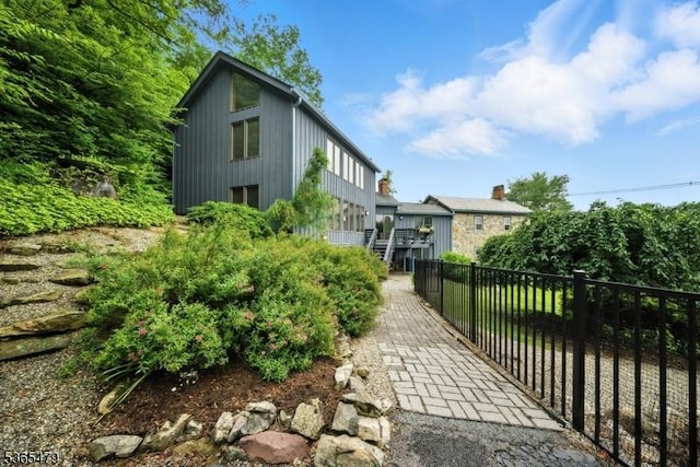 182 Musconetcong River Rd, Lebanon Twp, NJ 07882 - view of property exterior with board and batten siding