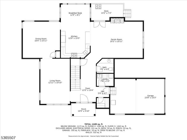33 Gates Pl, Wayne Twp, NJ 07470 - view of home floor plan
