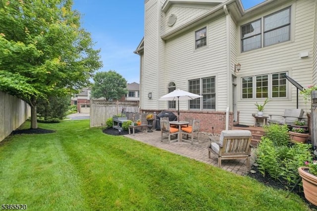 27 Green Way, New Providence Boro, NJ 07974 - rear view of house with a patio