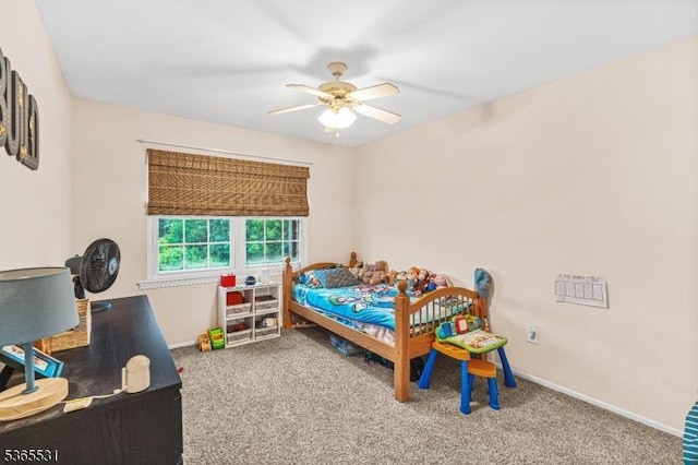 11 Manor Dr, Hillsborough Twp, NJ 08844 - bedroom with carpet floors and ceiling fan