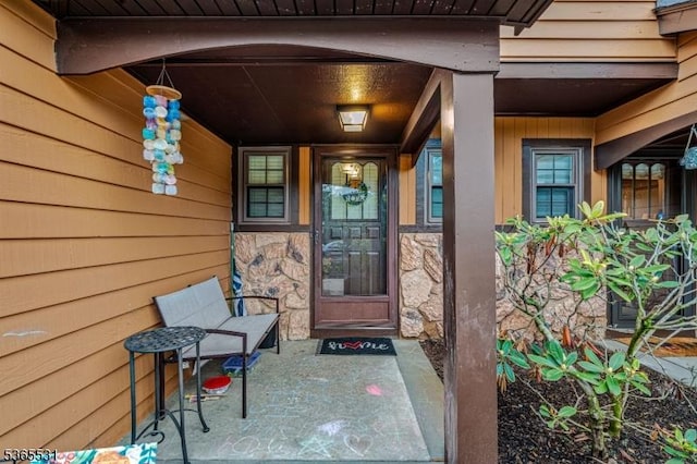 11 Manor Dr, Hillsborough Twp, NJ 08844 - entrance to property with covered porch and stone siding
