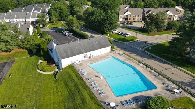 1203 Magnolia Ct, Washington Twp, NJ 07840 - drone / aerial view of a pool area