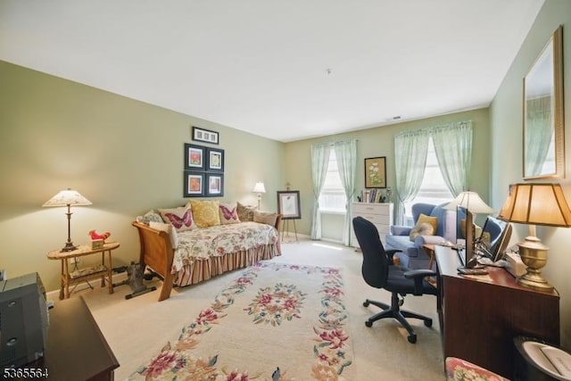 63 Ridgeview Ln, Mount Arlington Boro, NJ 07856 - carpeted bedroom featuring a desk and baseboards