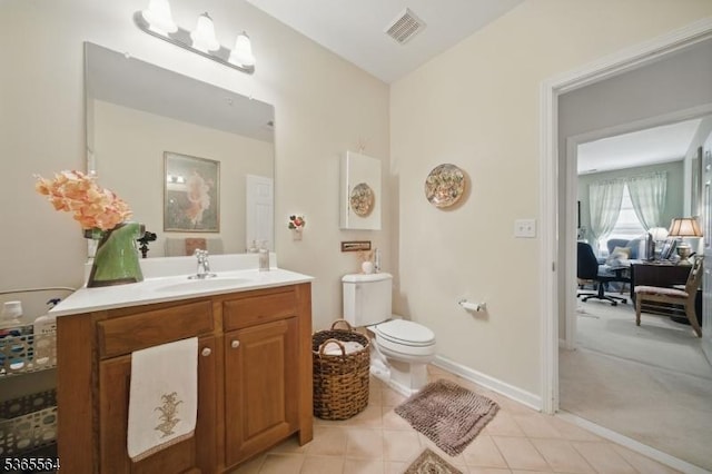 63 Ridgeview Ln, Mount Arlington Boro, NJ 07856 - bathroom featuring vanity and tile patterned flooring