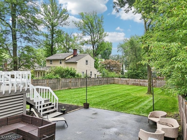 942 Summit Ave, Westfield Town, NJ 07090 - fenced backyard featuring a patio area