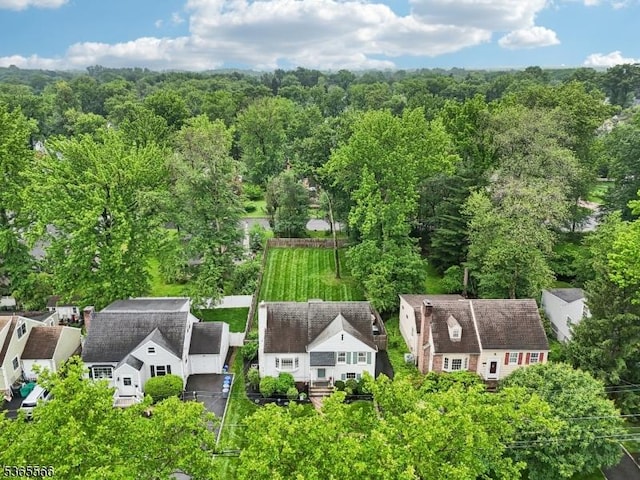 942 Summit Ave, Westfield Town, NJ 07090 - drone / aerial view of a heavily wooded area