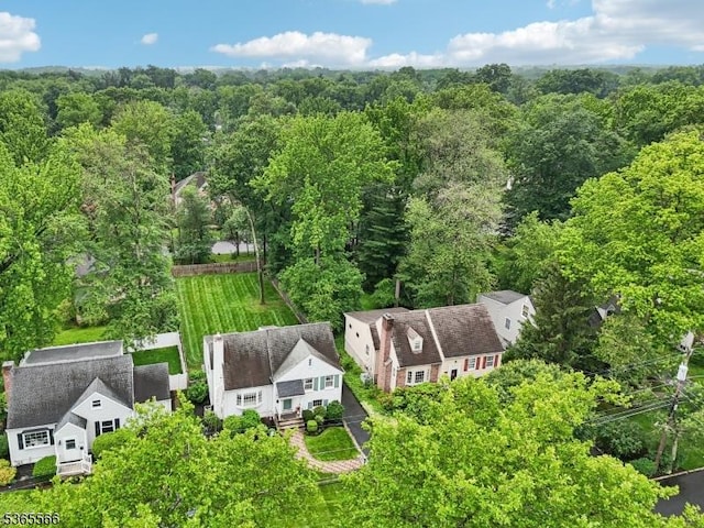 942 Summit Ave, Westfield Town, NJ 07090 - drone / aerial view of a heavily wooded area