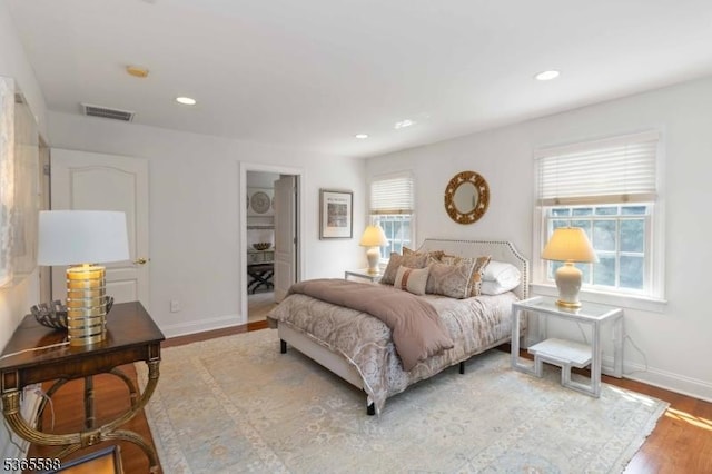 10 Westminster Pl, Morris Twp, NJ 07960 - bedroom featuring light wood finished floors and recessed lighting