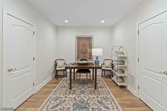 10 Westminster Pl, Morris Twp, NJ 07960 - office area with light wood finished floors and recessed lighting