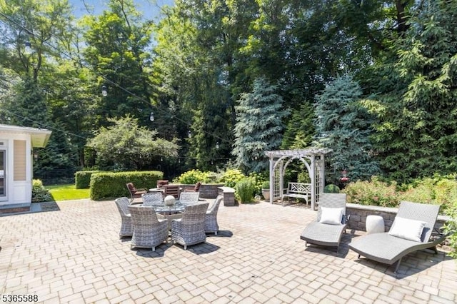 10 Westminster Pl, Morris Twp, NJ 07960 - view of patio / terrace featuring outdoor dining space