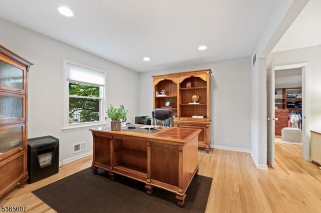 10 Kilmer Dr, Hillsborough Twp, NJ 08844 - office space with light wood-style flooring and recessed lighting