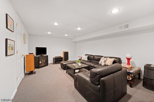 10 Kilmer Dr, Hillsborough Twp, NJ 08844 - living area with carpet floors and recessed lighting