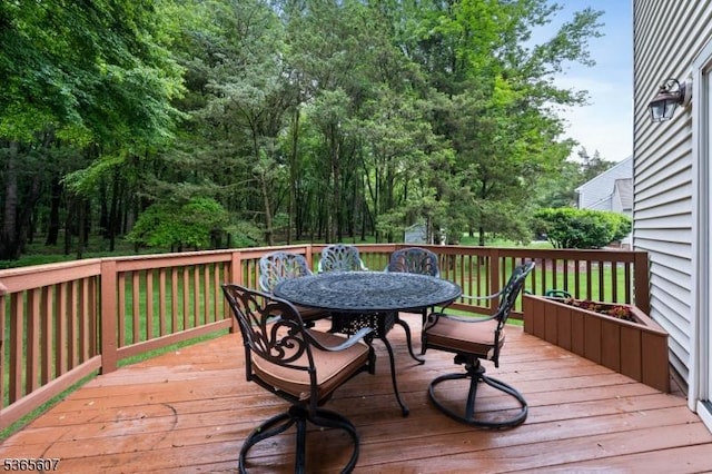 10 Kilmer Dr, Hillsborough Twp, NJ 08844 - wooden terrace featuring outdoor dining area