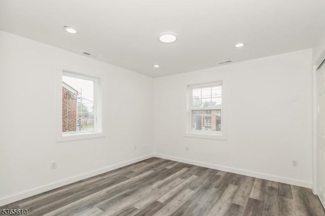 1489 Morris Ave, Union Twp, NJ 07083 - unfurnished room featuring wood finished floors and recessed lighting