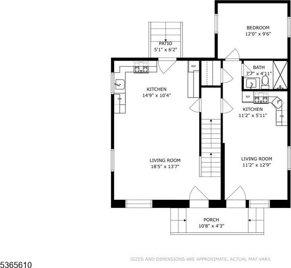 1489 Morris Ave, Union Twp, NJ 07083 - view of floor plan / room layout