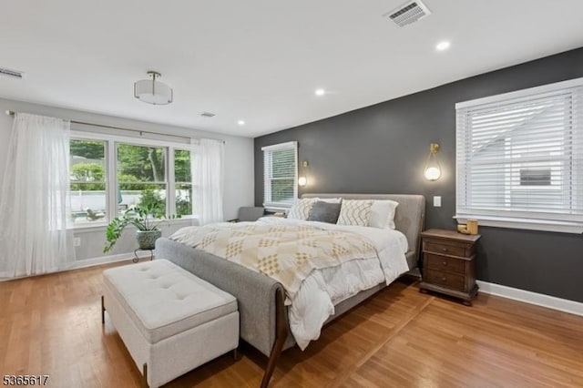 17 Lowell Ave, West Orange Twp, NJ 07052 - bedroom featuring light wood-style flooring and recessed lighting