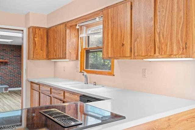 1265 Iris St, North Brunswick Twp, NJ 08902 - kitchen with a sink and light countertops