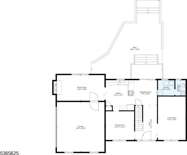 1265 Iris St, North Brunswick Twp, NJ 08902 - view of room layout