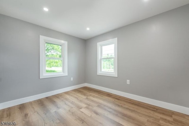 612 State Route 94, Fredon Twp, NJ 07860 - unfurnished room with light wood finished floors and recessed lighting