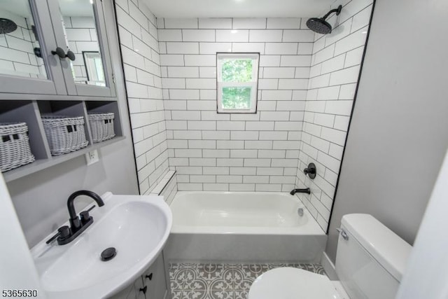 612 State Route 94, Fredon Twp, NJ 07860 - full bath featuring shower / bathtub combination, tile patterned flooring, and vanity