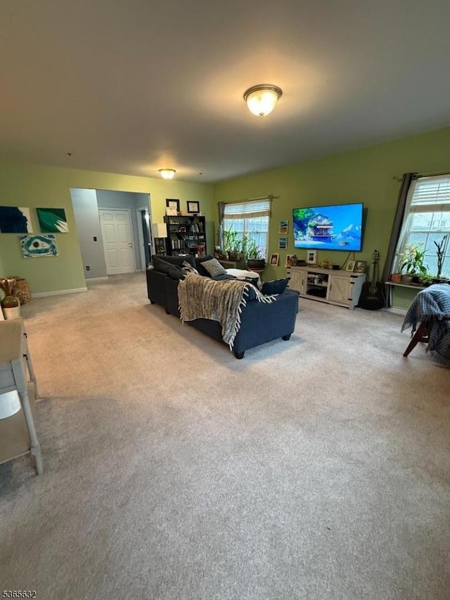 27 Sussex Ave Unit 1, Morristown Town, NJ 07960 - carpeted living room featuring baseboards