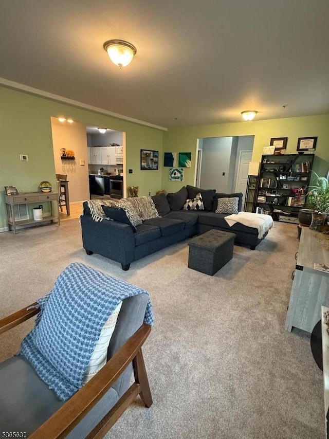 27 Sussex Ave Unit 1, Morristown Town, NJ 07960 - living area featuring carpet floors