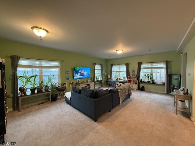 27 Sussex Ave Unit 1, Morristown Town, NJ 07960 - carpeted living room featuring healthy amount of natural light