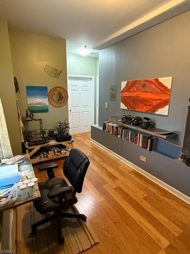 27 Sussex Ave Unit 1, Morristown Town, NJ 07960 - office featuring wood finished floors
