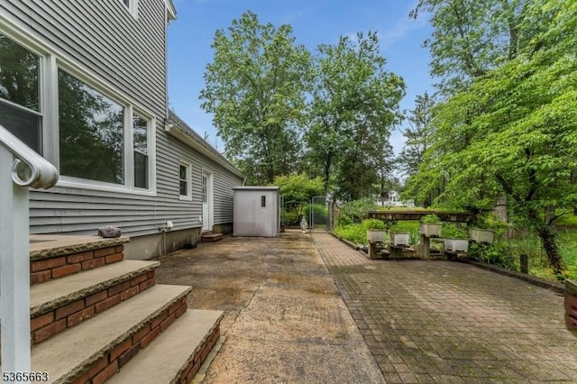 708 Carlene Dr, Bridgewater Twp, NJ 08807 - view of patio / terrace with a storage unit
