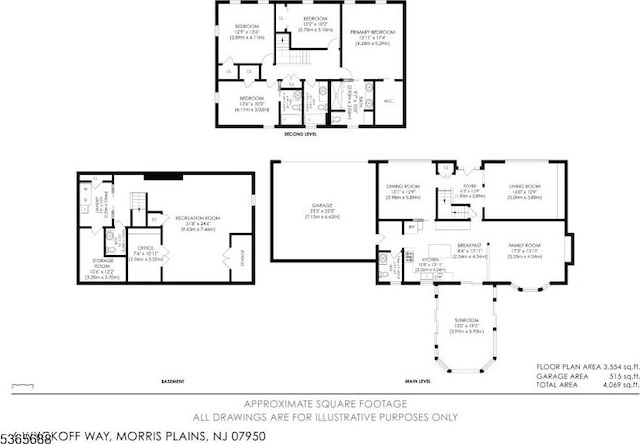 6 Wyckoff Way, Morris Plains Boro, NJ 07950 - view of room layout